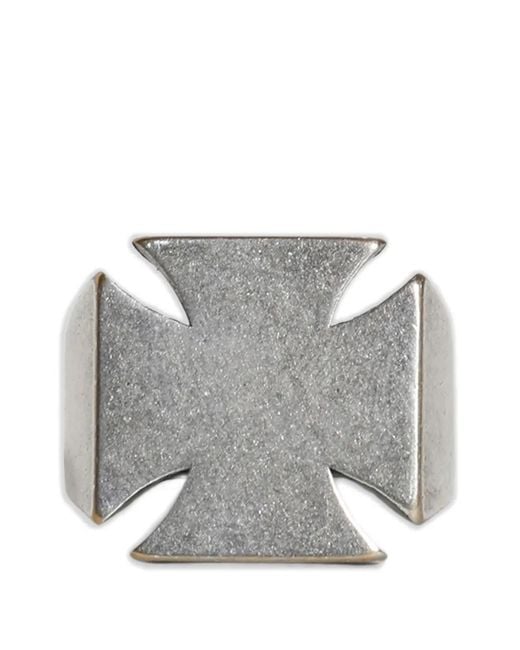 Vetements 'Cross' Ring in Gray für Herren