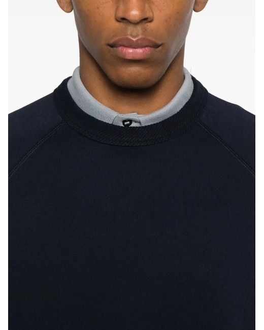 In The Box Blue Crew-Neck Sweatshirt for men