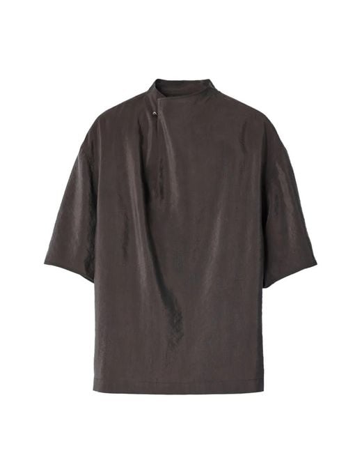 Lemaire Gray Soft Collar Top