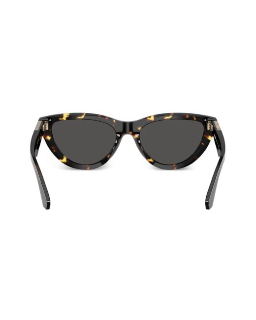 Burberry Black Pilot-Frame Sunglasses