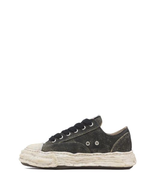Maison Mihara Yasuhiro Black Peterson 23 Suede Sneakers