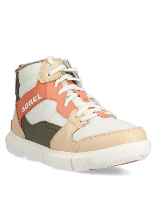 Sorel Pink High-Top Sneakers