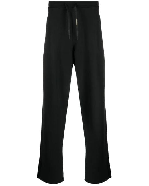 A PAPER KID Black Cotton Trousers for men