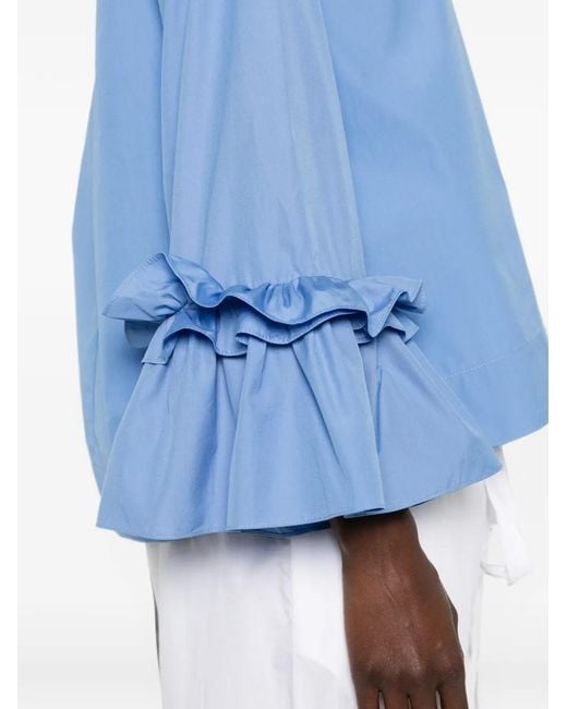 Max Mara Blue Valzer Blouse