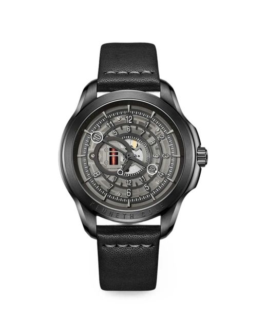 Kenneth Cole Gray Montre Skeleton Mm for men