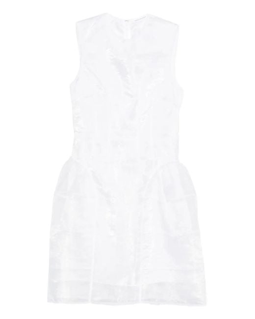 CECILIE BAHNSEN White Claudie Mini Dress