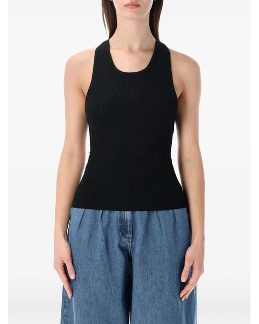 Sessun Black Lygia Open-Back Top