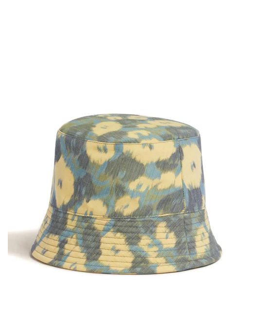 Marni Green Bucket Hat With Logo for men