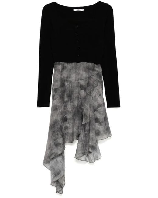 B+ AB Black Two-Piece Dress