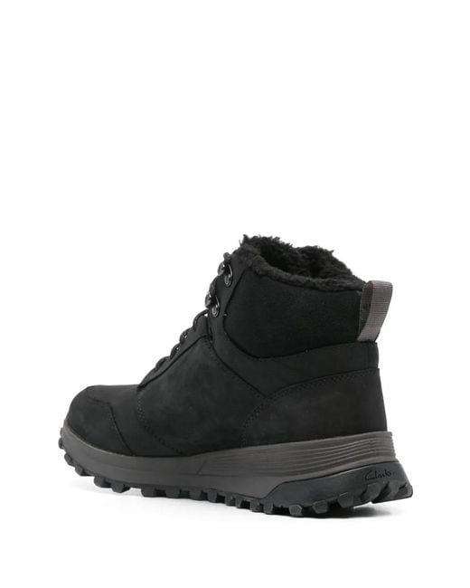 Clarks Black Trek Up Ankle Boots for men