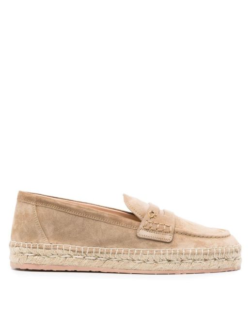 Gianvito Rossi Natural Loafer-style Espadrilles