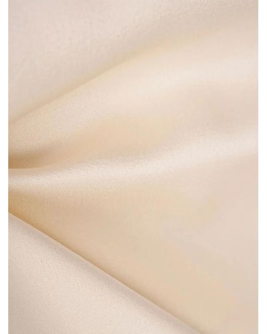 Jil Sander サテン ブラウス Natural