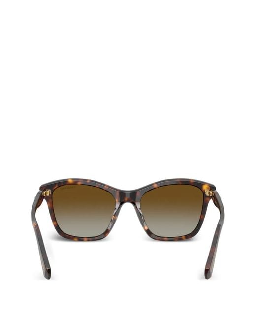 Swarovski Brown Square-Frame Sunglasses