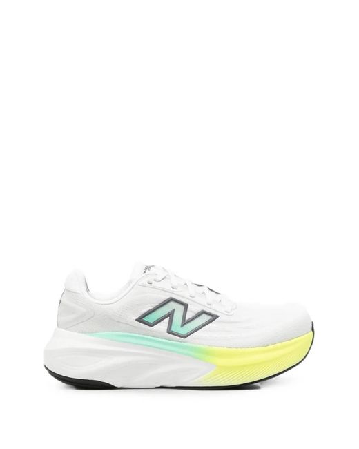 New Balance White Fresh Foam More Sneakers