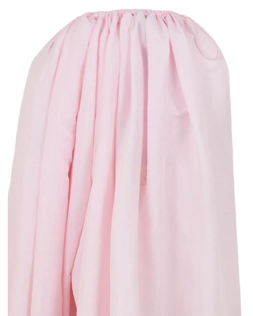 A.W.A.K.E. MODE Pink One-Shoulder Blouse