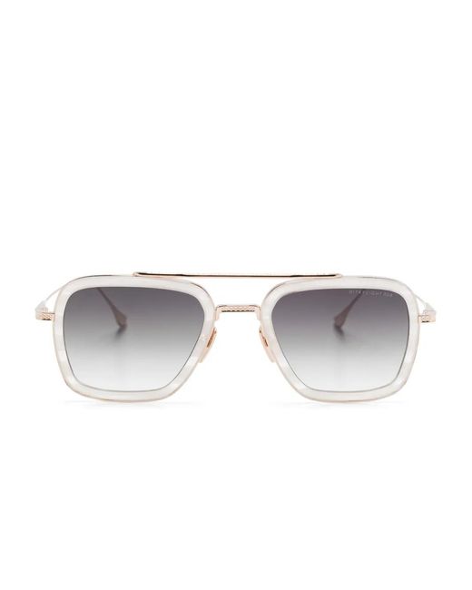 Dita Eyewear Flight Zonnebril in het Metallic