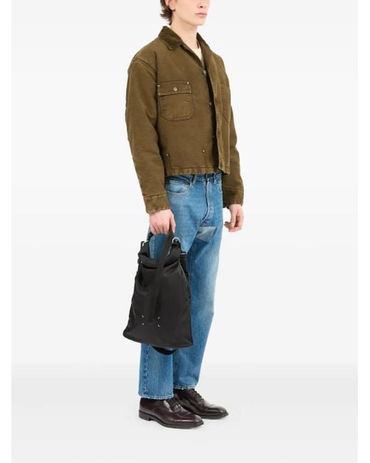 Maison Margiela Black High-Tech Roll-Up Backpack