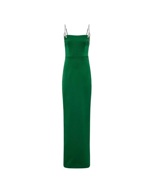 Rachel Gilbert Leora Embellished Satin Dress in Green | Lyst Rachel Gilbert Leora Embellished Satin Dress in Green | Lyst