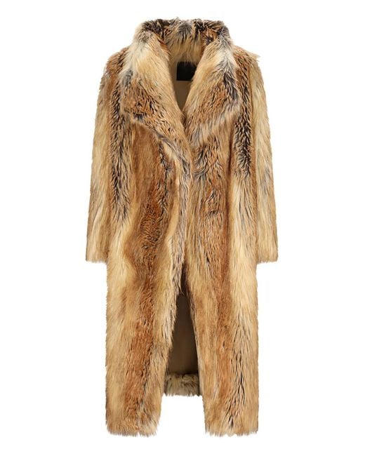 BB COUTURE Faux-fur Coat Natural