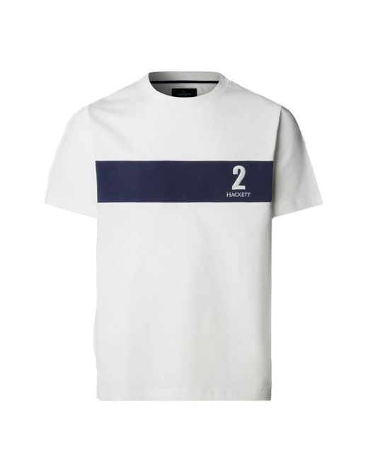 Hackett White Classic-Fit T-Shirt for men