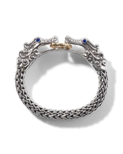 John Hardy Metallic 18Kt Legends Naga Bracelet
