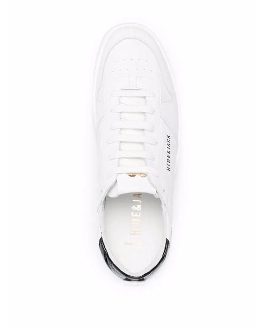 HIDE & JACK White Phantom Low-Top Sneakers for men