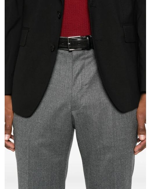 Zegna Gray Wool Trousers for men