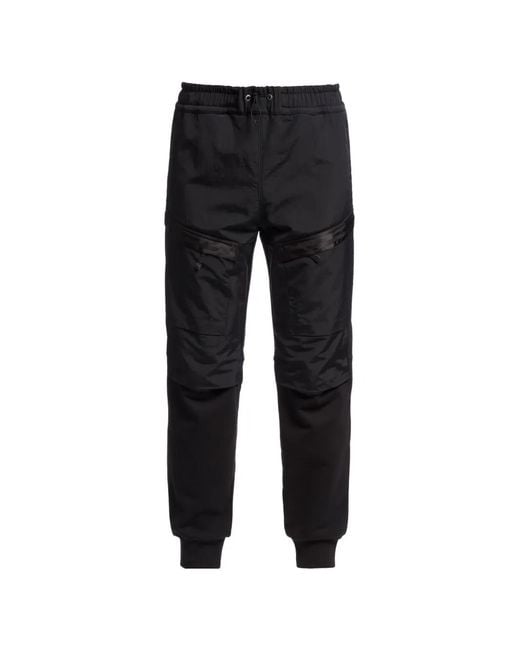 Parajumpers Black Elgol Panelled Track Pants for men