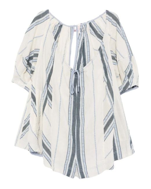 Free People White Weiter Jumpsuit