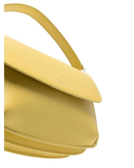 A.P.C. Yellow Sarah Leather Mini Bag