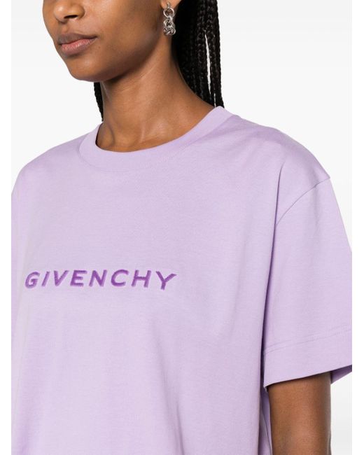 Givenchy Katoenen T-shirt in het Purple