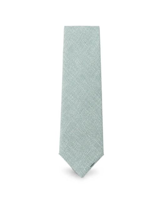 Corneliani Blue Textured-Finish Silk Tie for men