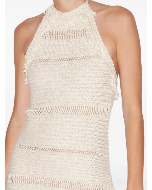 Isabel Marant White Aralia Kleid