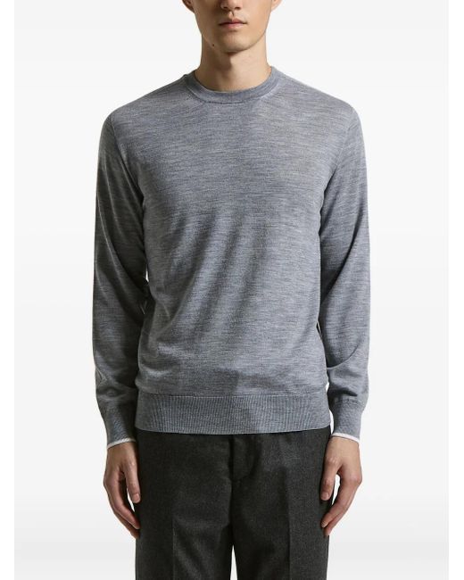 Pull À Col Rond Peserico pour homme en coloris Gray