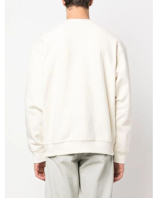 Carhartt White American Script Sweatshirt for men