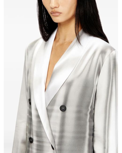 DIESEL White Jackets Cu Vi