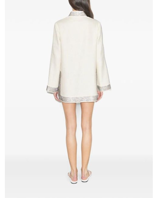Tory Burch White Linen Tunic