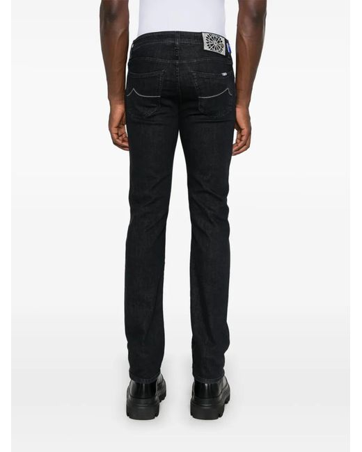 Jacob Cohen Black Bard Jeans for men
