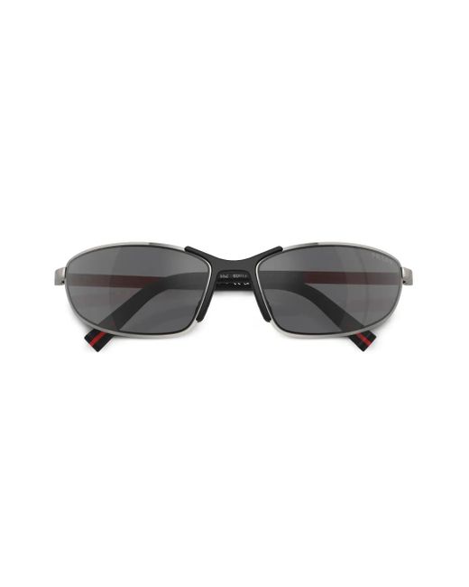 Prada Gray Linea Rossa Sunglasses for men