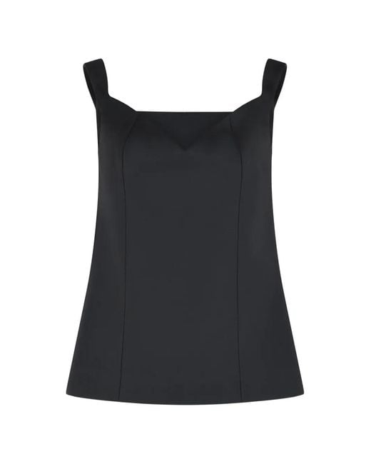 Rohe Black Off-Shoulder Blouse