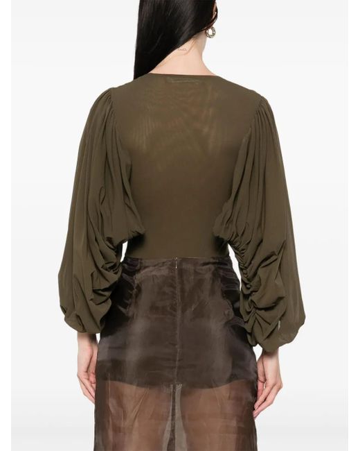 Philosophy Di Lorenzo Serafini ドレープ ボディスーツ Green
