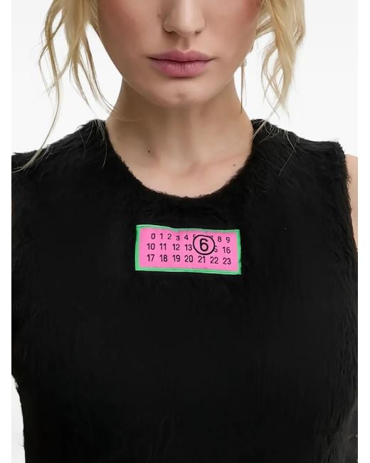 MM6 by Maison Martin Margiela Black Numbers-Motif Body