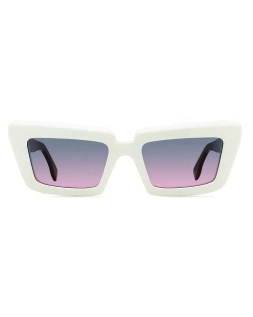 Retrosuperfuture Blue Coccodrillo Sunglasses