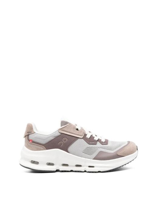 On Shoes White Cloudnova Rift Sneakers for men