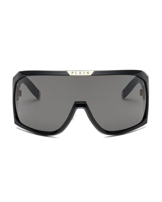Philipp Plein Gray Oversized Sunglasses for men