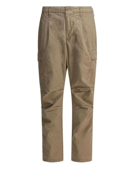Nonnative Natural Pleated-Front Cargo Trousers for men