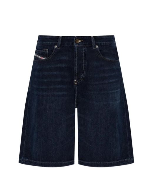 DIESEL Blue De-Sire-Short Denim Shorts