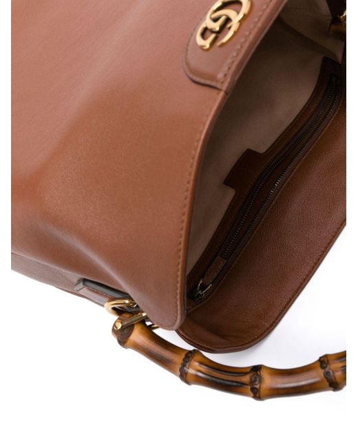 Gucci Brown Large Diana Tote Bag