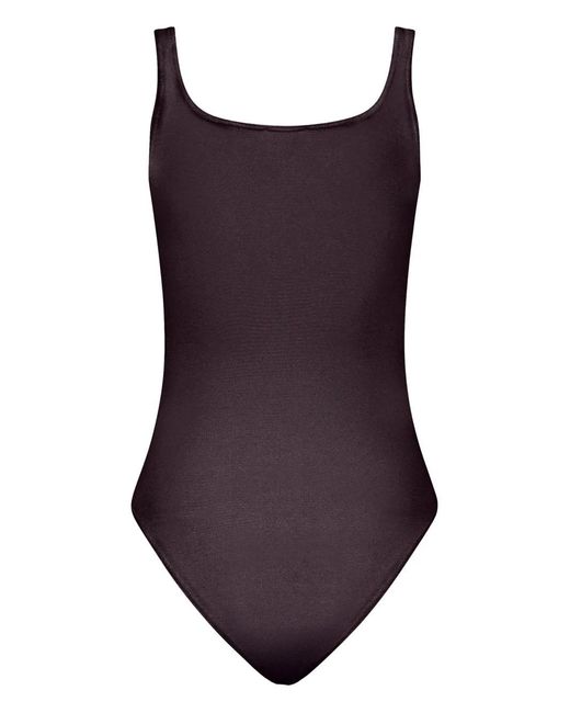 Wolford Purple Jamaika Square Neck String Body
