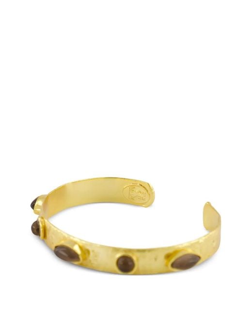 Sylvia Toledano Metallic Sultane Smoky Quartz Bracelet